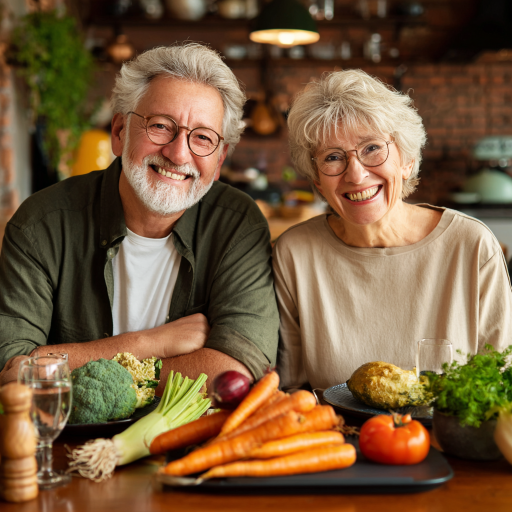 Boldog magyar család különböző generációkból, friss vizet iszik a természetben, egészséges életmód és hidratáció hangsúlyozása